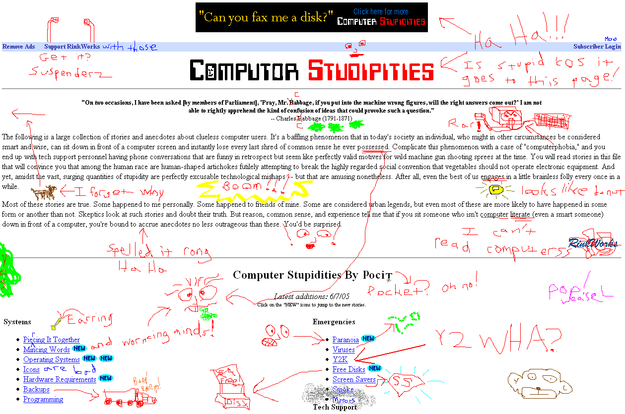 Computer Stupidities, All Right