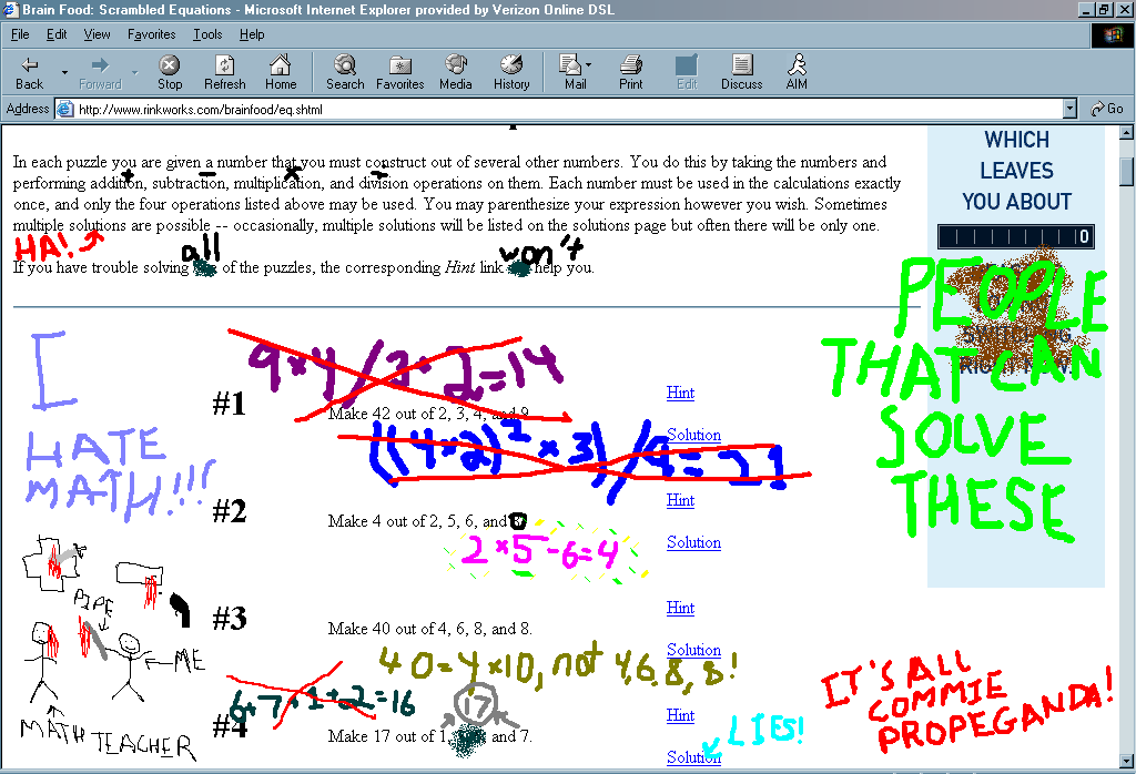 I Hate Math